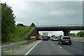 A616 westbound bridge over M1 at junction 30