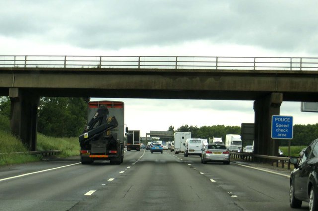 Middlewich Road crosses the M6