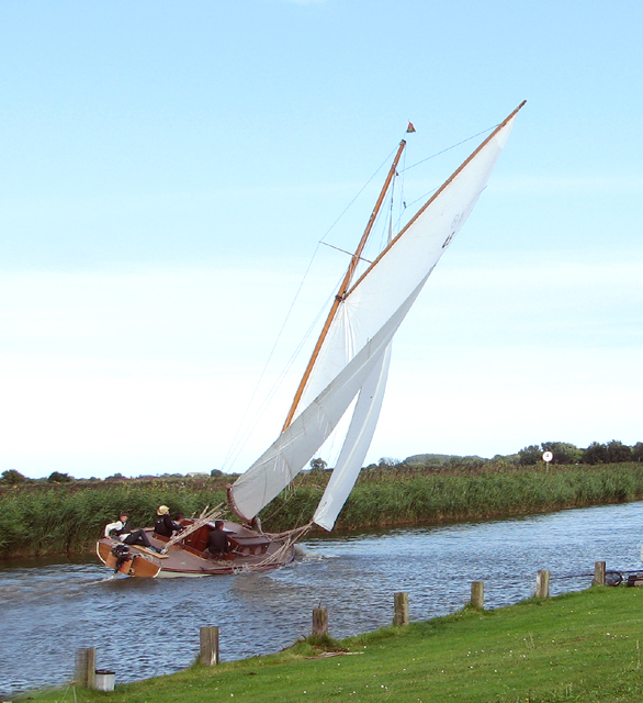 Sailing on the River Thurne