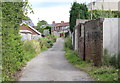 Lane at Rear of Syr-Dafydd Avenue, Oakdale