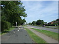 Cycle path beside Gunnels Wood Road (A1072)