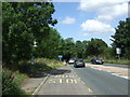 Bus stop on Stevenage Road (A602)