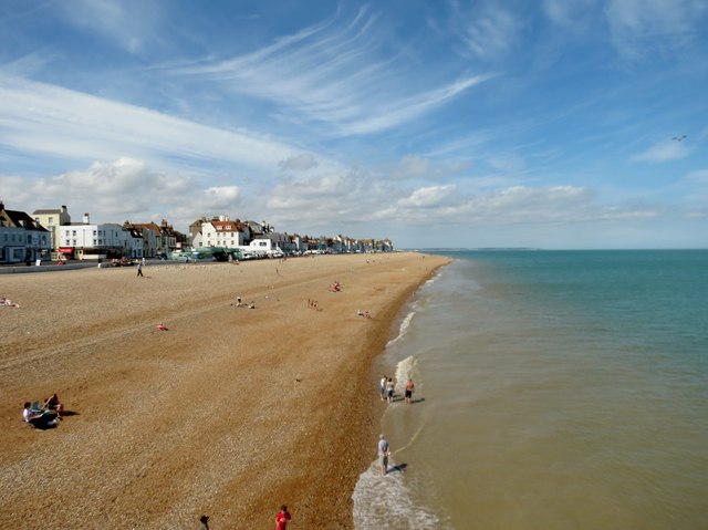 Deal beach north from Promenade ... © Martin Dawes :: Geograph Britain and Ireland