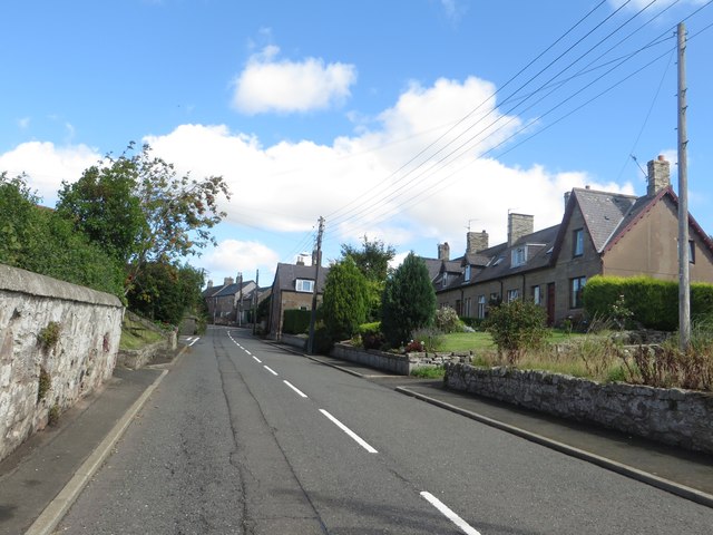 The main road through Hutton