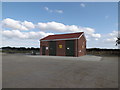 TM3979 : Control Room at Upper Holton Wind & Solar Farm by Geographer