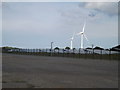 TM3979 : Wind Turbines & Solar Panels at Upper Holton Wind & Solar Farm by Geographer