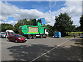 Recycling lorry, Oxford Road car park