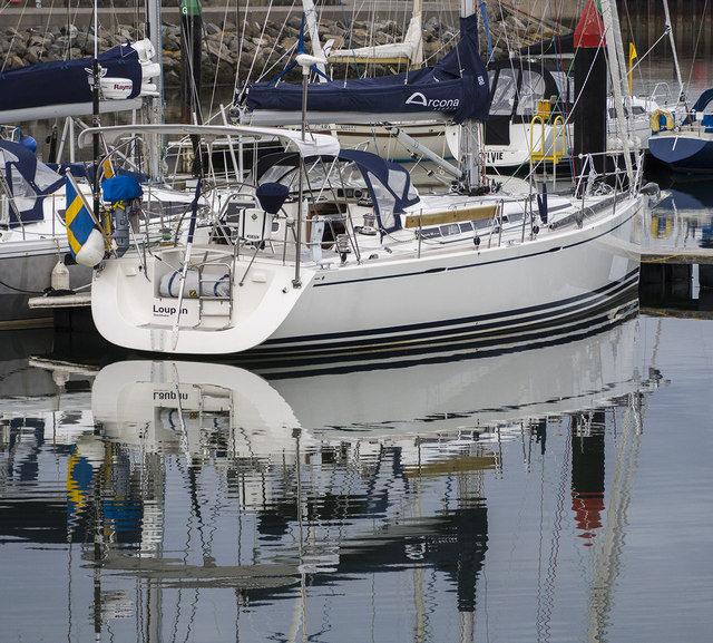 Yacht 'Loupan' at Bangor