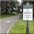 Multilingual welcome, Cyfarthfa Park and Museum, Merthyr Tydfil