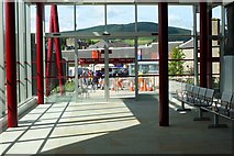 NT4936 : Inside the new bus station, Galashiels by Jim Barton