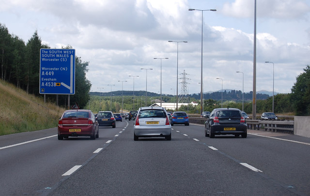 M5 south towards Junction 6