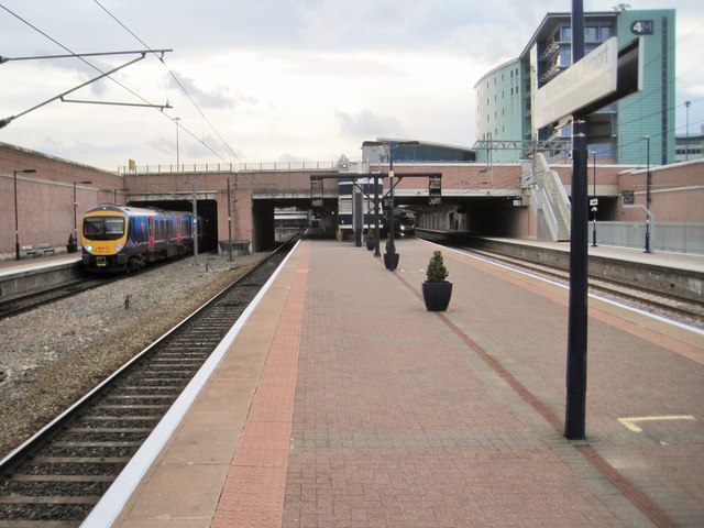 Manchester Airport Railway Station © Nigel Thompson Geograph Britain And Ireland 3999