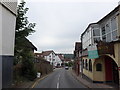 Looking north-northwest down London Road