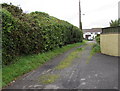 Public footpath from Hendre Road towards Talywern, Llangennech