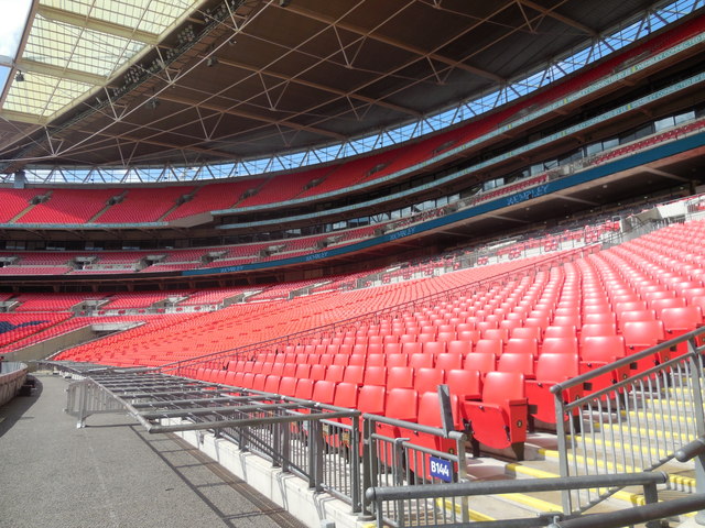 Seats in main stand - Wembley © Paul Gillett cc-by-sa/2.0 :: Geograph ...