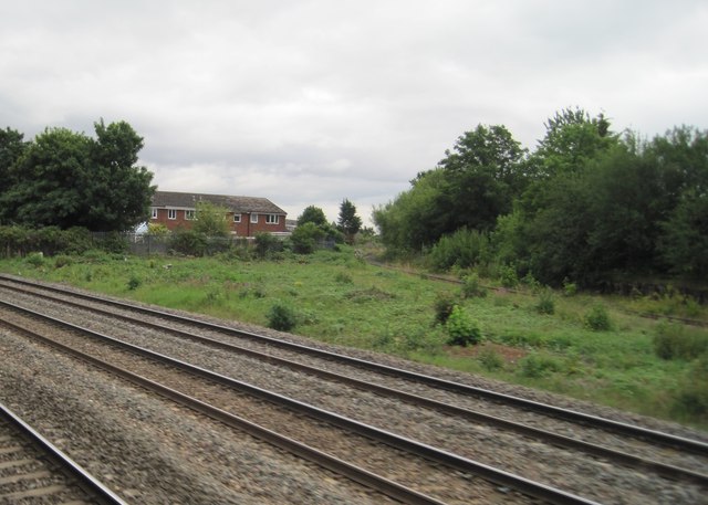 View from a Bristol-Cardiff train - East Usk Junction