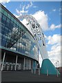 TQ1985 : Wembley Arch by Paul Gillett