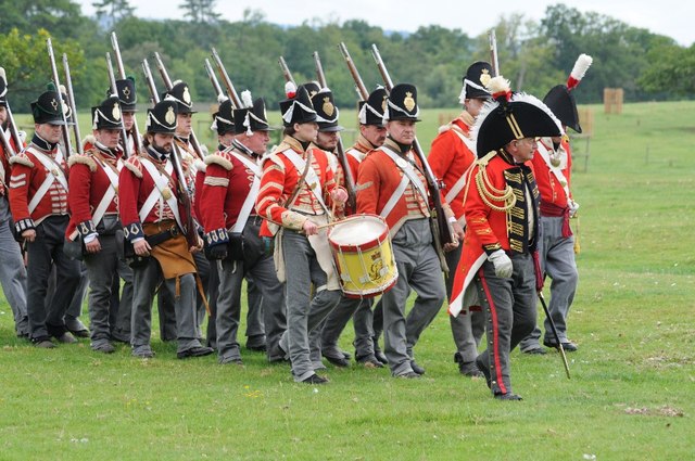 Napoleonic re-enactment, Spetchley Park... © Philip Halling cc-by-sa/2. ...