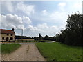TM3162 : Bridleway & entrance to Home Farm by Geographer