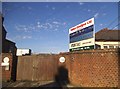 Industrial estate entrance on Long Lane, Finchley