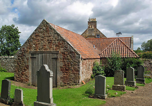 The old hearse house at Bolton Parish Churchyard