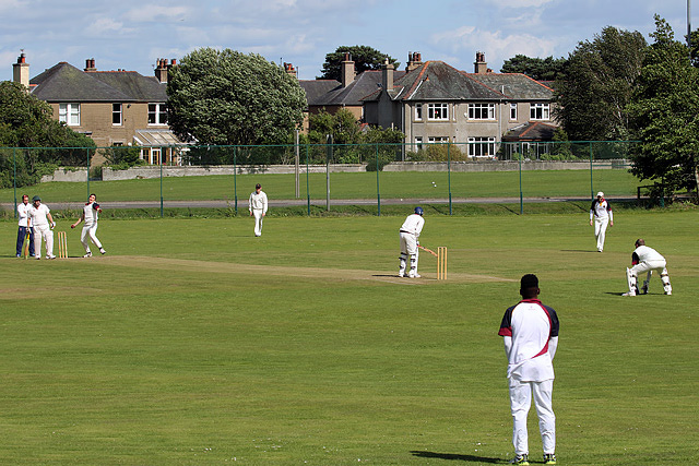 A cricket match at St Boswells