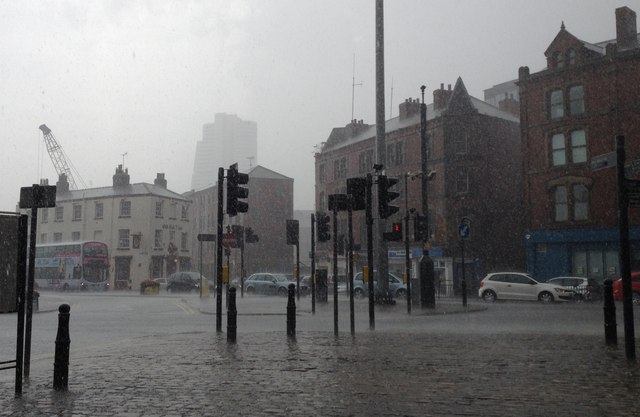 Rainstorm in Leeds
