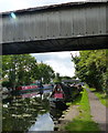 Pipe bridge across the Grand Union Canal, Uxbridge