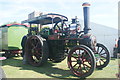 View of the Dusty steam engine at the Steam and Cider Festival in Old Dagenham Park