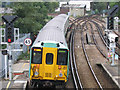 Train departing Tulse Hill station