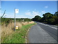 Bus stop on the B1383