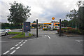 Exit and way through to the petrol filling station at Cardiff Gate