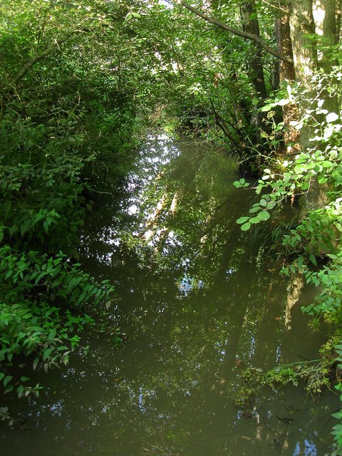 Pellingford Brook © Simon Carey :: Geograph Britain and Ireland