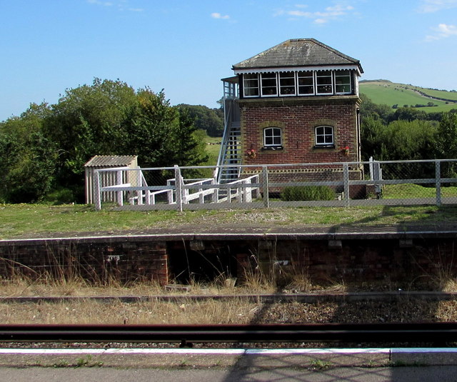 Brading Railway Station Signalbox © Jaggery :: Geograph Britain And Ireland