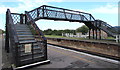 SZ6086 : Brading railway station footbridge by Jaggery