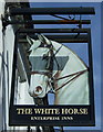 Sign for the White Horse, Husborne Crawley