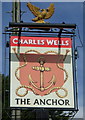 Sign for the Anchor, Aspley Guise