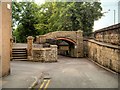 Clitheroe, Footbridge outside Trinity Methodist Church