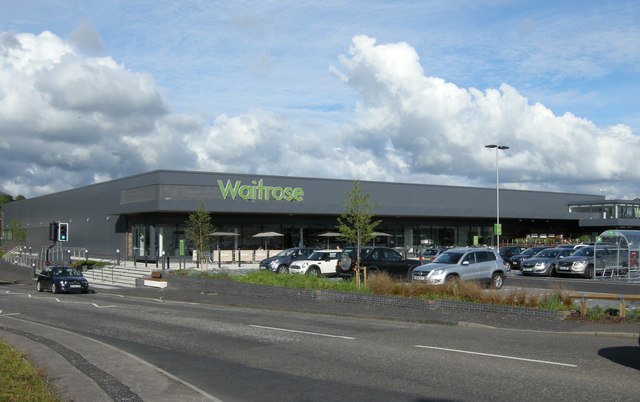 Waitrose supermarket, Milngavie © Richard Sutcliffe :: Geograph Britain ...