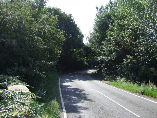 A bend in Stanford Lane