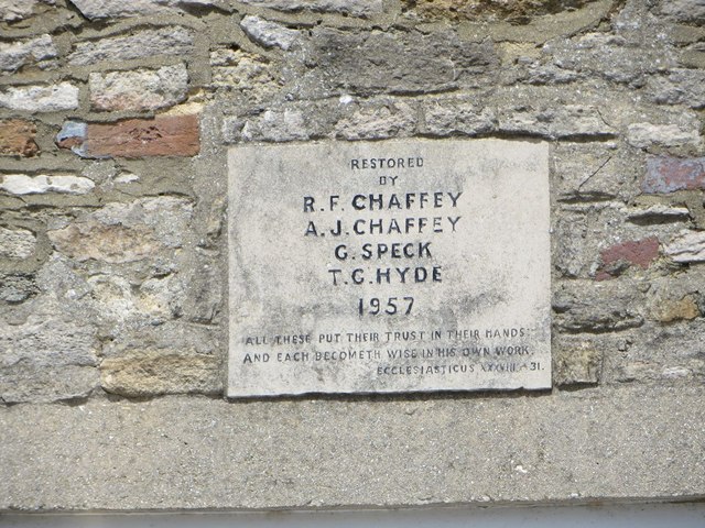Plaque on the House