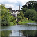 The River Brent in Brentford