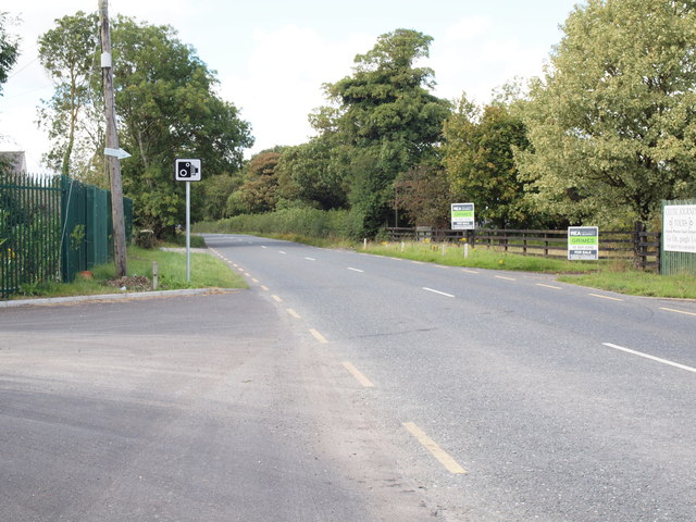 Road with Speed Camera Sign