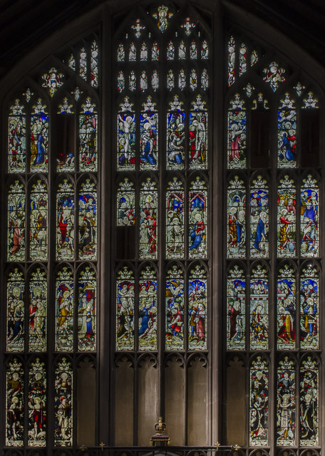 West window, St Mary's church, Nottingham