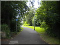 Joint footpath and cycle path into Hough Retail Park, Stafford