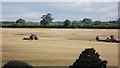 Tractors at work on Hollow Farm