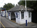 Waiting shelter on platform 1, Hertford North station