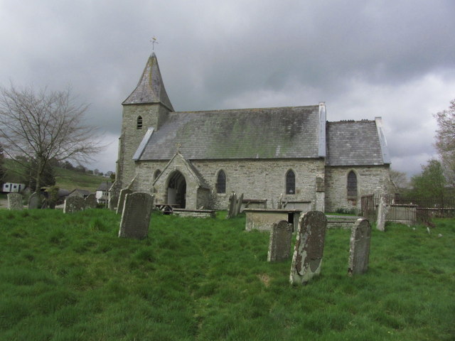 Newchurch - St Mary's Church near... © Colin Park :: Geograph Britain ...