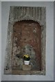 ST2952 : Church of Saint Mary, Berrow: Medieval niche by Bob Harvey