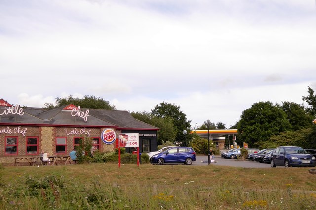 Little Chef and Burger King at Arundel Road roundabout
